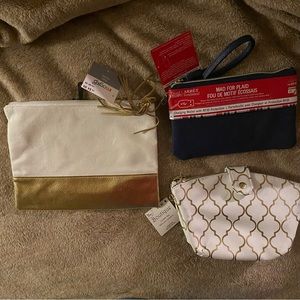 Cosmetic Bag, RFID Charging Wallet, Canvas Pouch